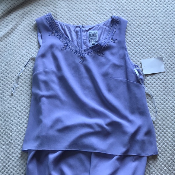 R&M Richards 2 piece garment gown in Lilac. Size 12 Brand New never worn - Picture 4 of 15